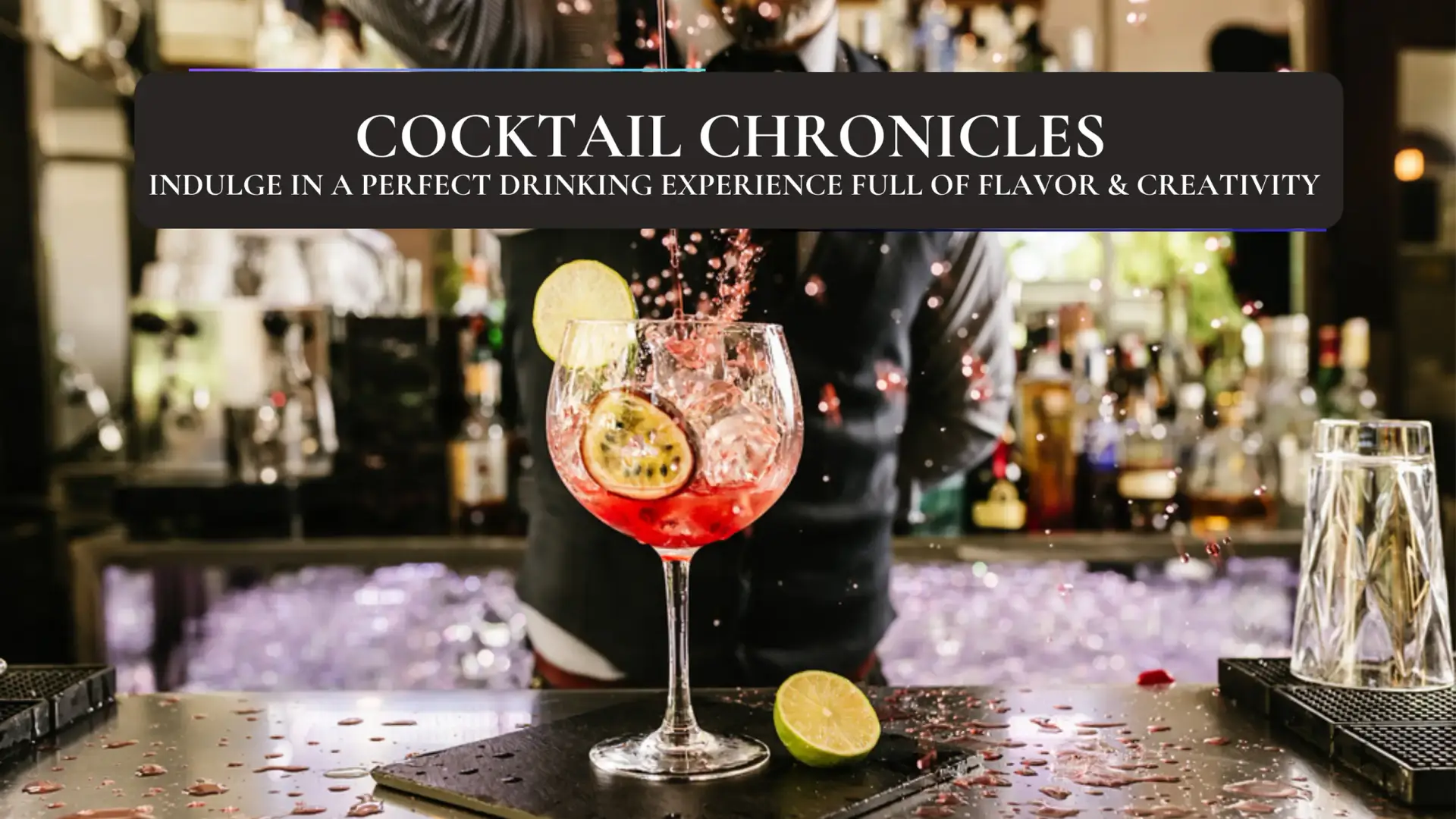 Cocktail Chronicles sector 7 kitchen bar best bar in Richmond